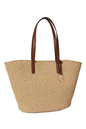 Lainey Lg Tt-Tote-Large-Crochet Strw/Crshch LAUREN RALPH LAUREN | Tote | 431982179001